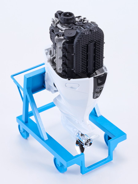 PLAMAX MF-97 minimum factory みのり with ホンダ船外機BF350 グランプリホワイト