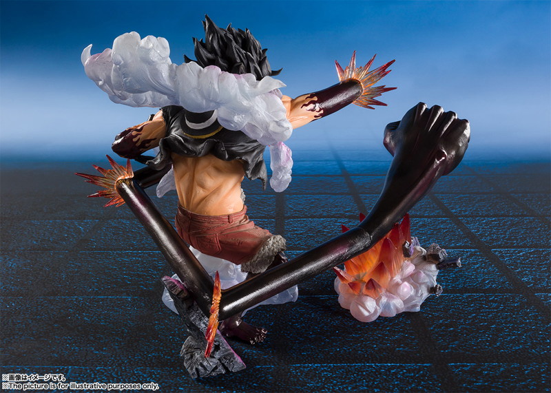 【再販】フィギュアーツZERO ［超激戦］ ONE PIECE モンキー・D・ルフィ ギア4 -スネイクマン・王蛇-（...