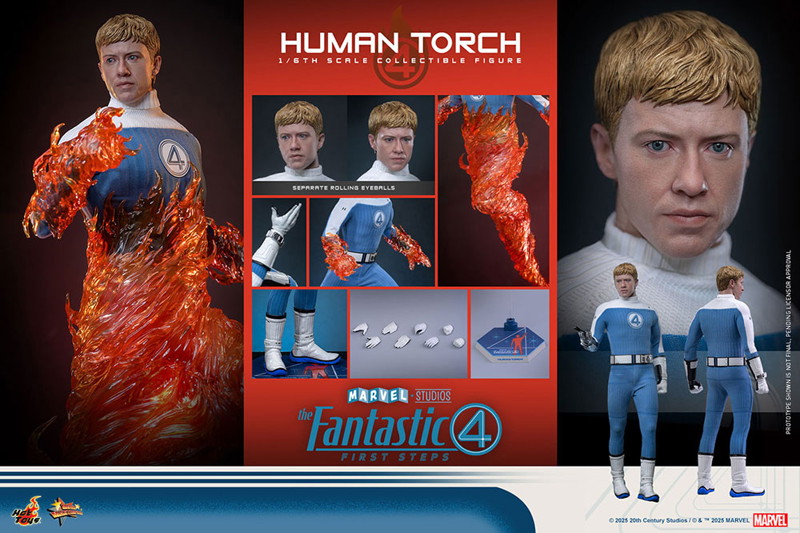 【ムービー・マスターピース】 『ファンタスティック4:ファースト・ステップ』1/6スケールフィギュア ヒューマン・トーチ