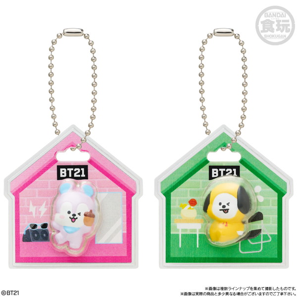 BT21 パッケージチャーム＆チョコボーロ （全7種） 1BOX:10個入