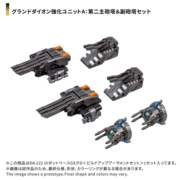 DA-122 ロボットベースGX/FD＜ビルドアップアーマメントセット＞