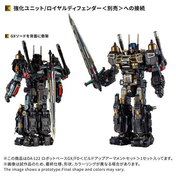 DA-122 ロボットベースGX/FD＜ビルドアップアーマメントセット＞