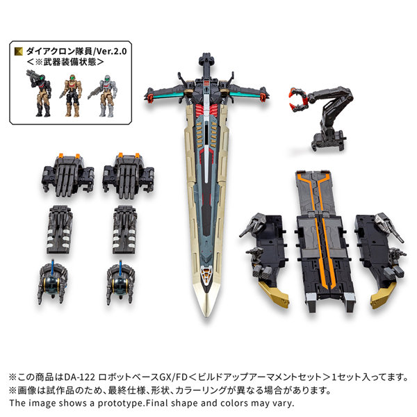 DA-122 ロボットベースGX/FD＜ビルドアップアーマメントセット＞