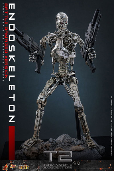 【ムービー・マスターピース DIECAST】 『ターミネーター2』1/6スケールフィギュア エンドスケルトン（バトルダメージ）
