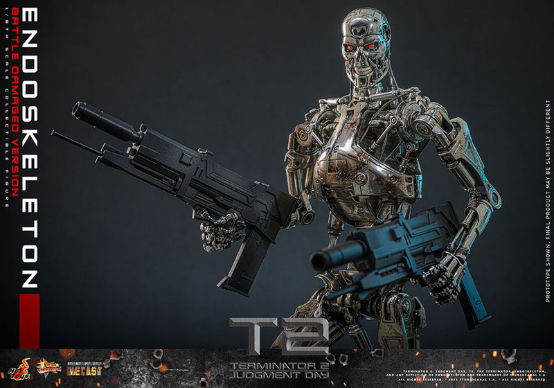 【ムービー・マスターピース DIECAST】 『ターミネーター2』1/6スケールフィギュア エンドスケルトン（バトルダメージ）