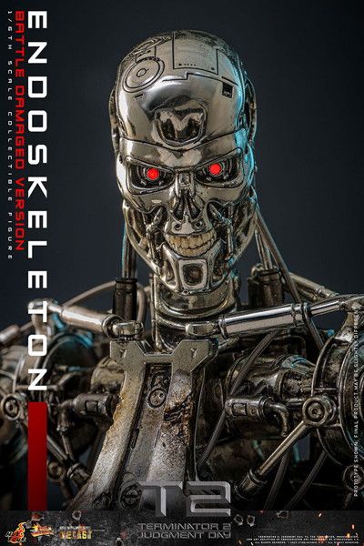 【ムービー・マスターピース DIECAST】 『ターミネーター2』1/6スケールフィギュア エンドスケルトン（バトルダメージ）