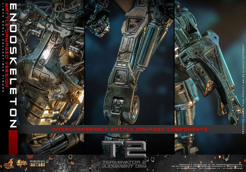 【ムービー・マスターピース DIECAST】 『ターミネーター2』1/6スケールフィギュア エンドスケルトン（バトルダメージ）