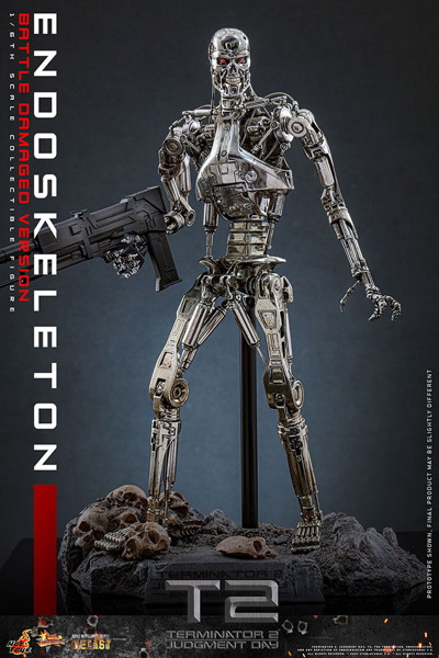 【ムービー・マスターピース DIECAST】 『ターミネーター2』1/6スケールフィギュア エンドスケルトン（バトルダメージ）