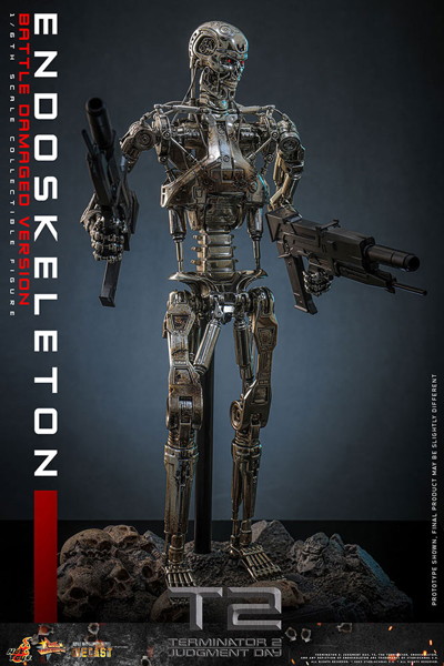 【ムービー・マスターピース DIECAST】 『ターミネーター2』1/6スケールフィギュア エンドスケルトン（バトルダメージ）
