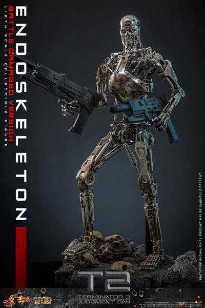 【ムービー・マスターピース DIECAST】 『ターミネーター2』1/6スケールフィギュア エンドスケルトン（バトルダメージ）