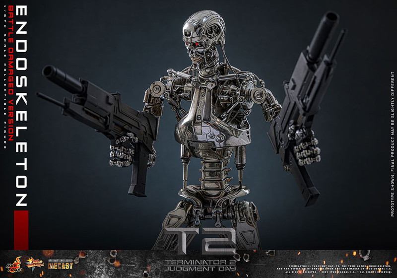 【ムービー・マスターピース DIECAST】 『ターミネーター2』1/6スケールフィギュア エンドスケルトン（バトルダメージ）