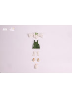 WY-001 グリーンバニーサスペンダースカートセット（ドール用） New Cuddle Flower