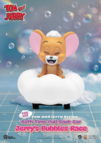 013_PBC-032 トムとジェリーシリーズ お風呂タイム プルバックカー ブラインドボックス（1BOX=6個）