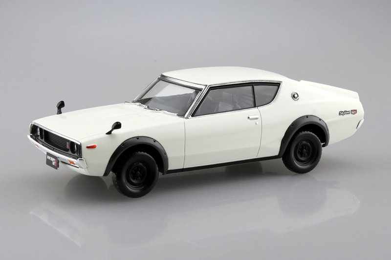 24-WE ニッサン C110スカイラインGT-R（ホワイト） 楽プラ スナップキット