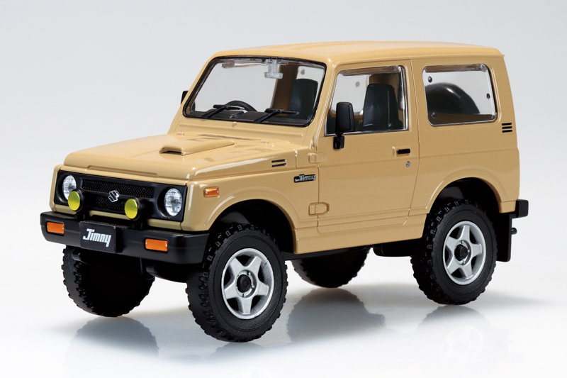 楽プラ スナップキット 1/32 スズキ JA11 ジムニー カスタムホイール（カーキ） 【18CU-KI】
