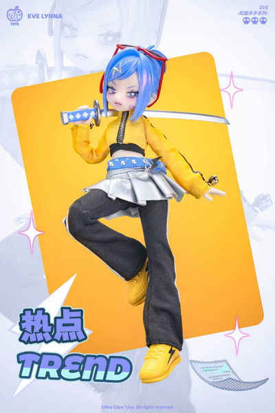 001_NEO EDEN TOYS Eve lynna 双面の殺し屋シリーズ トレーディングドール（1BOX=6個入）