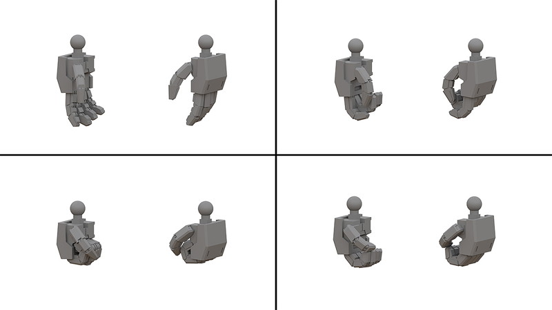 MODEROID Tハンドセット 角/M from ティタノマキアSIDE:CE