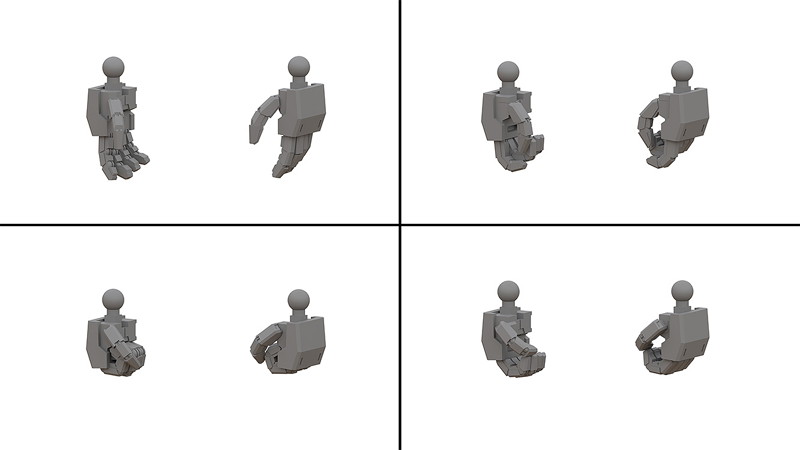 MODEROID Tハンドセット 角/S from ティタノマキアSIDE:CE