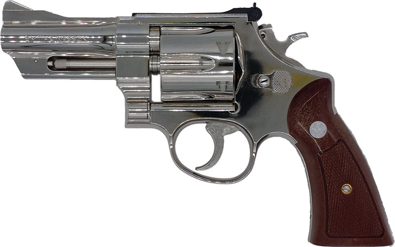 S＆W M27 The.357Magnum 3-1/2inch NickelFinish ModelGun