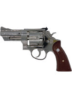 S&W M27 The.357Magnum 3-1/2inch NickelFinish ModelGun
