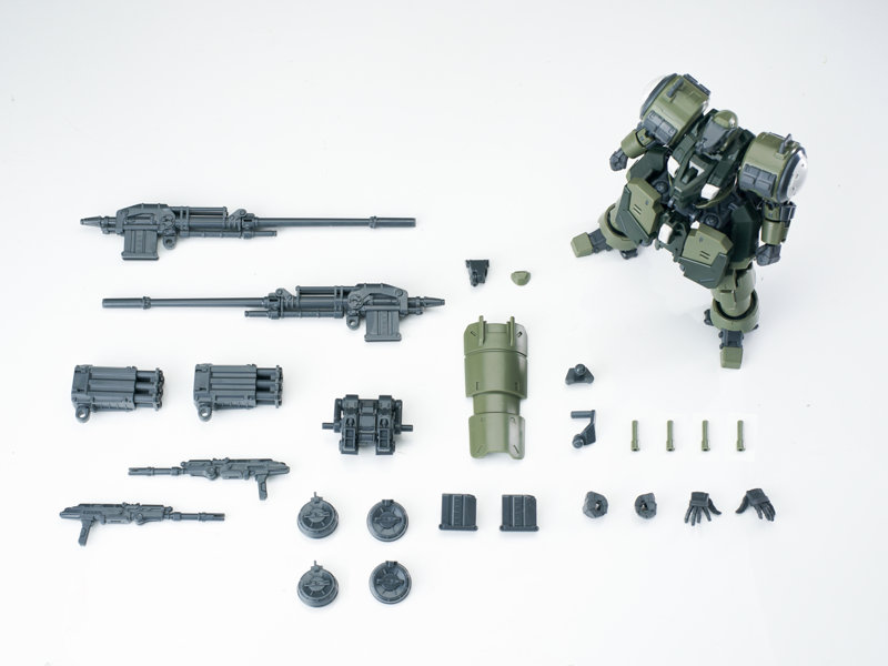 SHEIK MAINLAND ULTRA ACTION TROOPERシリーズ 砲撃型ザロヴ(ZAROV) 1/144スケール プラスチックモデルキット(グリーン)