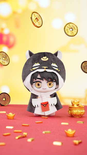 YU TONG×非人哉(ひとにあらざるかな) おてて出してシリーズ トレーディングプラッシュ(1BOX=6個入)