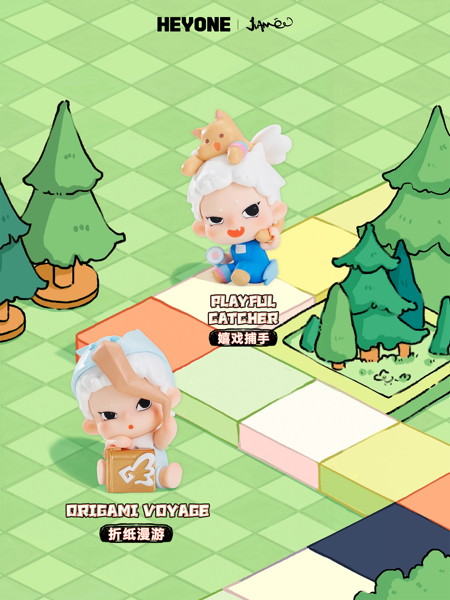 001_Heyone タイムタウンに迷い込んだシリーズ ミニトレーディングフィギュア（1BOX=20個入）