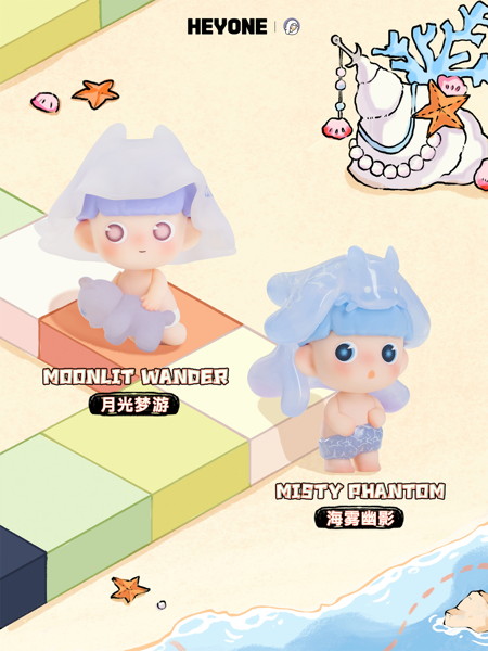 001_Heyone タイムタウンに迷い込んだシリーズ ミニトレーディングフィギュア（1BOX=20個入）