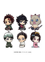 【BOX販売】鬼滅の刃 ぺたん娘ラバーストラップ 無限城編 第一章ver. TypeA （全6種） 1BOX:6個入