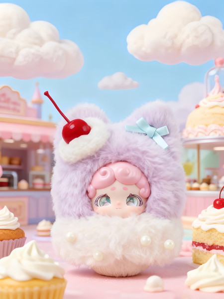 【BOX販売】Lucky Deer Nai おやすみうさぎ ふわもこアイス （全6種＋2） 1BOX:6個入