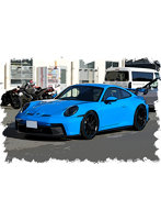 Porsche 911（992） GT3 2021 シャークブルー