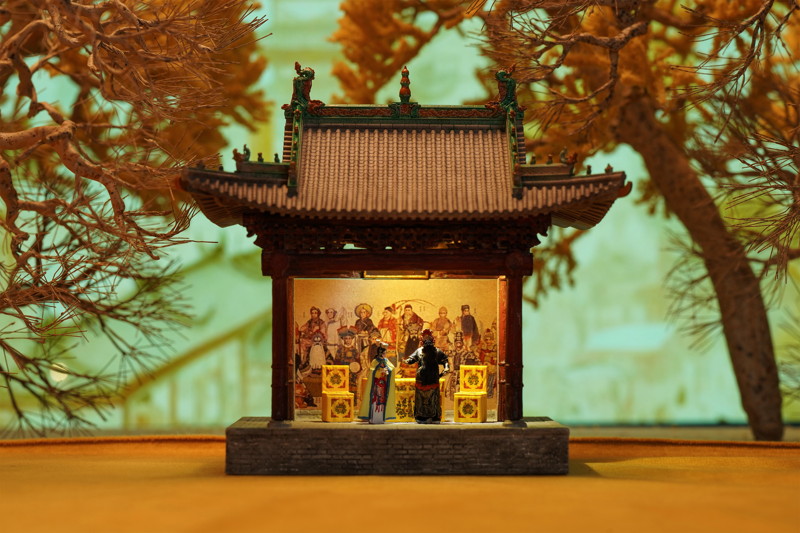 ZHENMU 舞台 1/64スケールミニチュア