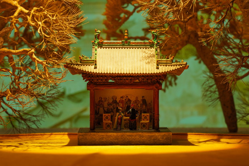 ZHENMU 舞台 1/64スケールミニチュア