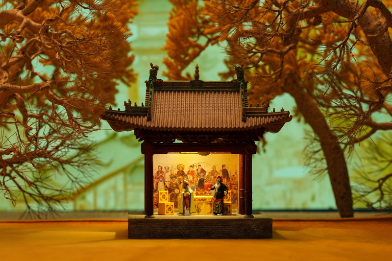 ZHENMU 舞台 1/64スケールミニチュア