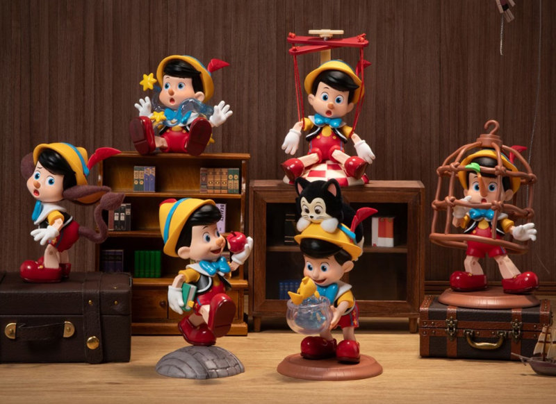 ピノキオ 成長日記 シリーズ フィギュア ブラインドボックス（1BOX=6個入）