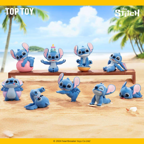 ディズニー スティッチ 元気ヨガ フィギュアコレクション（1BOX=8個入）のサムネイル画像
