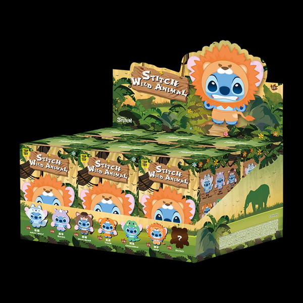 【BOX販売】ディズニー スティッチ アニマルコスチュームシリーズ ソフビぬいぐるみ（1BOX=6個入）