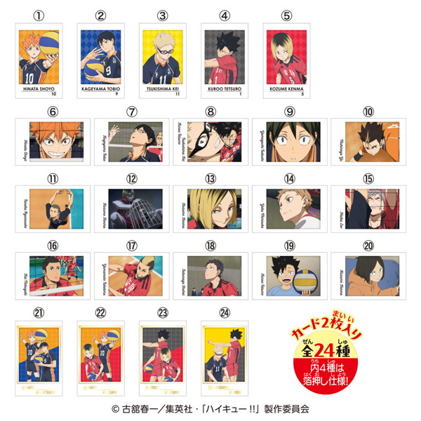 キャラポトレハイキュー！！2 （全24種） 1BOX:10個入