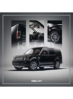 LAND ROVER DISCOVERY4 ブラック/シルバーホイール