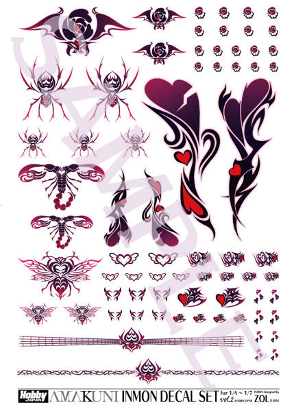 INMONデカールセット vol.2 1/4～1/7スケール用のサムネイル画像