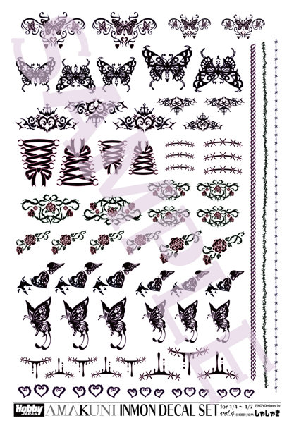 INMONデカールセット vol.4 1/4～1/7スケール用