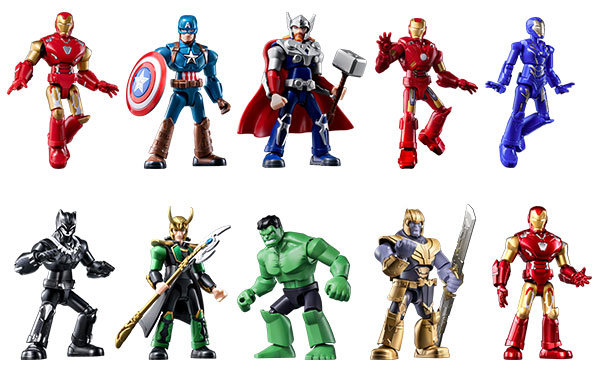 【BOX販売】Blokees Figures - マーベル ギャラクシー・ヒーローズ01 マーベル インフィニティ・サーガコレクション(1BOX=9個入)