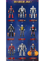 Blokees Figures -マーベル ギャラクシー02 インフィニティ・サーガ - アメイジングヒーローズセレクション（1BOX=9個入）