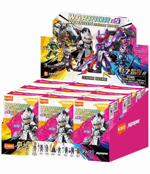 【BOX販売】Blokees Figures - ヒーロースパイア(ブラインドボックス)85036ウォリアーバージョン(WV)05 - 将軍たちの決戦(1BOX=9個入)