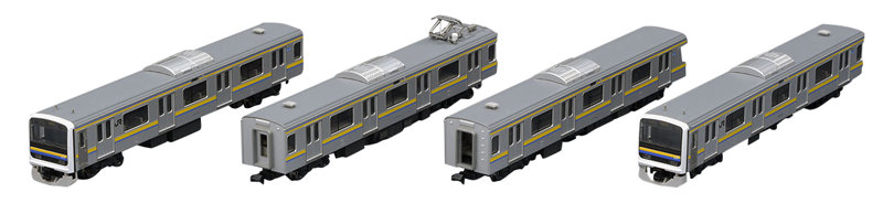 98766 JR 209 2100系通勤電車（房総色・4両編成）セット