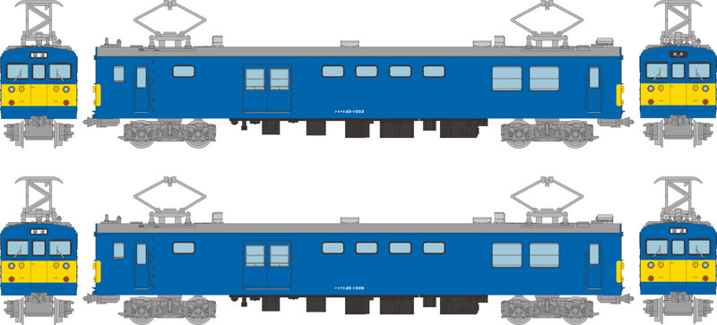 33903 鉄道コレクション JRクモヤ145形1000番代 2両セットA