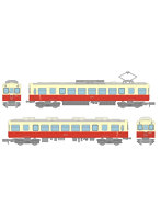 33813 鉄道コレクション高松琴平電気鉄道1070形（復刻塗装）2両セット