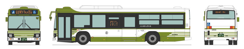 33831 ＜JH003-2＞全国バスコレクション80 広島電鉄