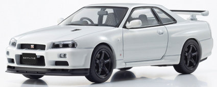 日産 スカイライン R34 GT-R VスペックII （ホワイトパール）