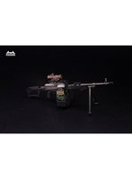 WM-05A 汎用機関銃セット メタルブラック アクションフィギュア用完成品オプションパーツ
